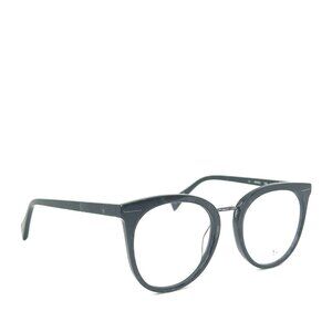 Yohji Yamamoto YS 1002 024 Men Gray Optical Plastic Full Rim Oval Eyeglasses